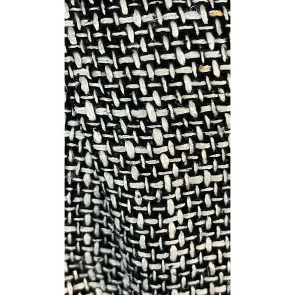 Cynthia Howie Women's Black Tweed Crop Silk Button Blazer Jacket Size Petite 4P - Picture 3 of 8